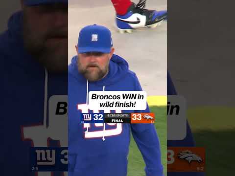 Broncos win in the final second! #Broncos #NFL
