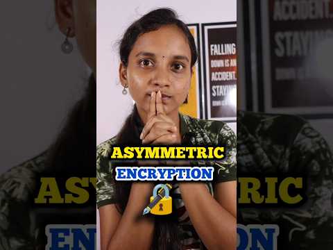 Explained: ASYMMETRIC ENCRYPTION🔏 #privacy #encrypteddata #encryption #asymmetric #techshorts #tech