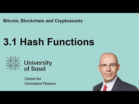 Hash Functions - Bitcoin, Blockchain and Cryptoassets