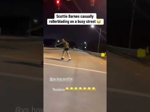 Scottie Barnes is hilarious ๐คฃ (via jnathan.1/IG)