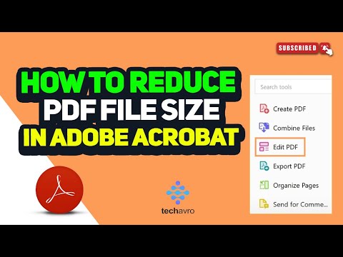 How to reduce pdf file size in adobe acrobat 2025