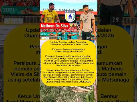 Mateus Da Silva pemain baru persipura#shorts #fyp