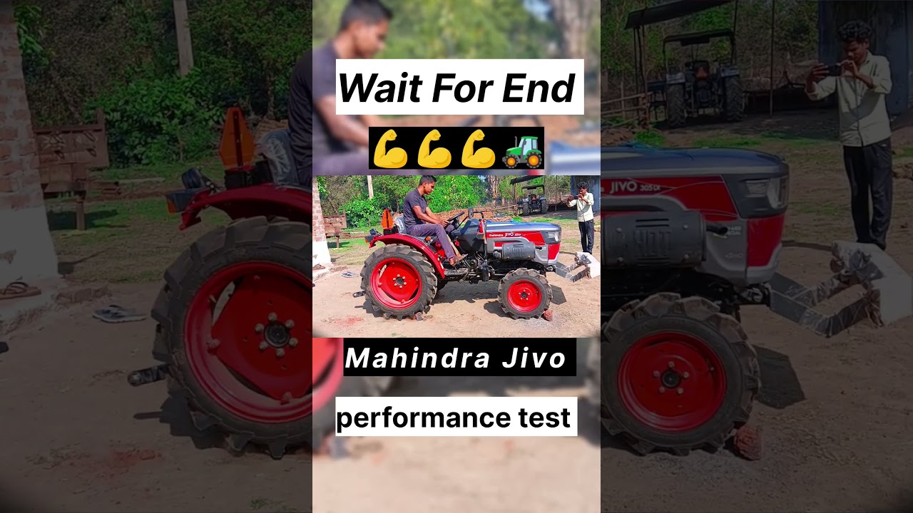 Mahindra Jivo 305 DI 4WD Power Test! 🚜