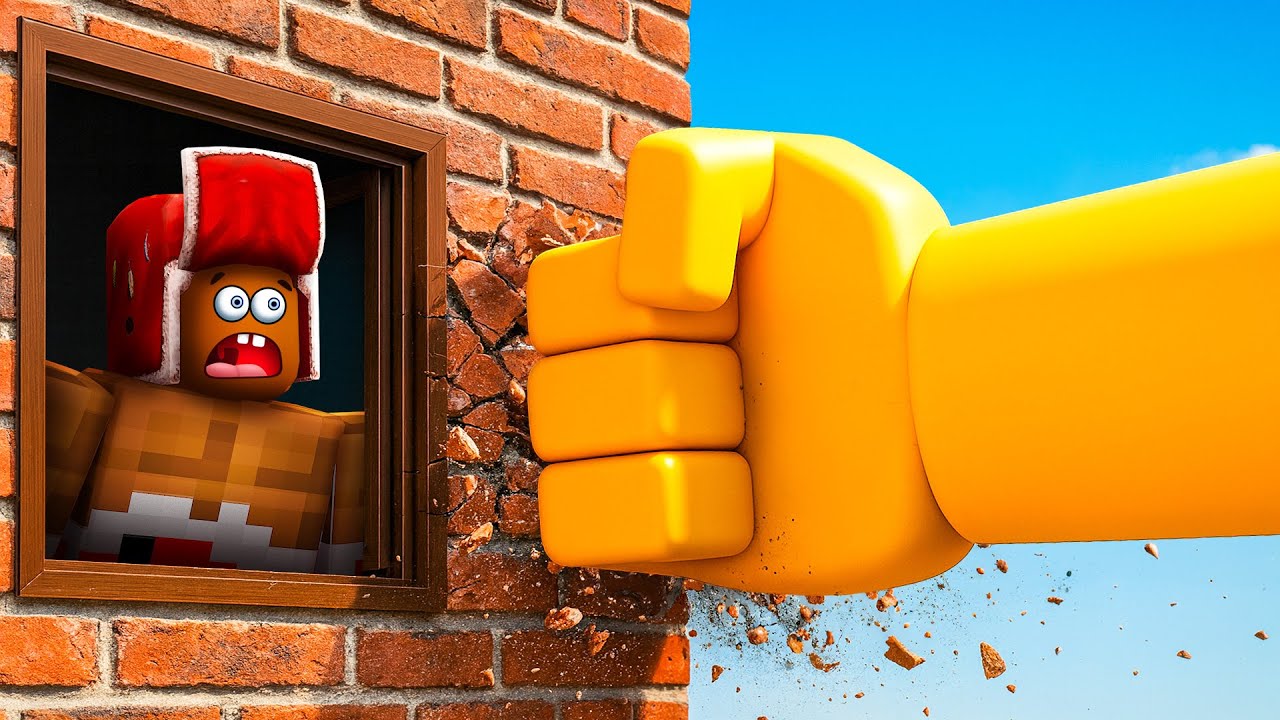 Разломал дом друга в Roblox! 😂 Получи 1М Robux!