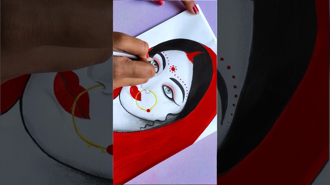 How to Draw a Bengali Bride Step by Step 🎨