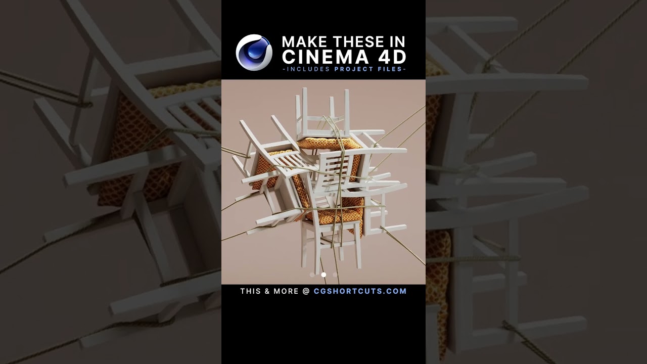 Wrap Objects with Rope in Cinema 4D ⭐ Members Only