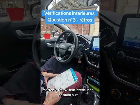 Questions au permis / Vérifications intérieures #conseils #permis #verification