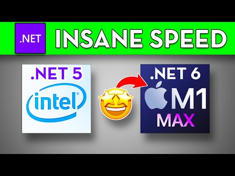 dotnet 6 is HOW MUCH FASTER?! | Apple M1 Max vs .NET 5 on Intel