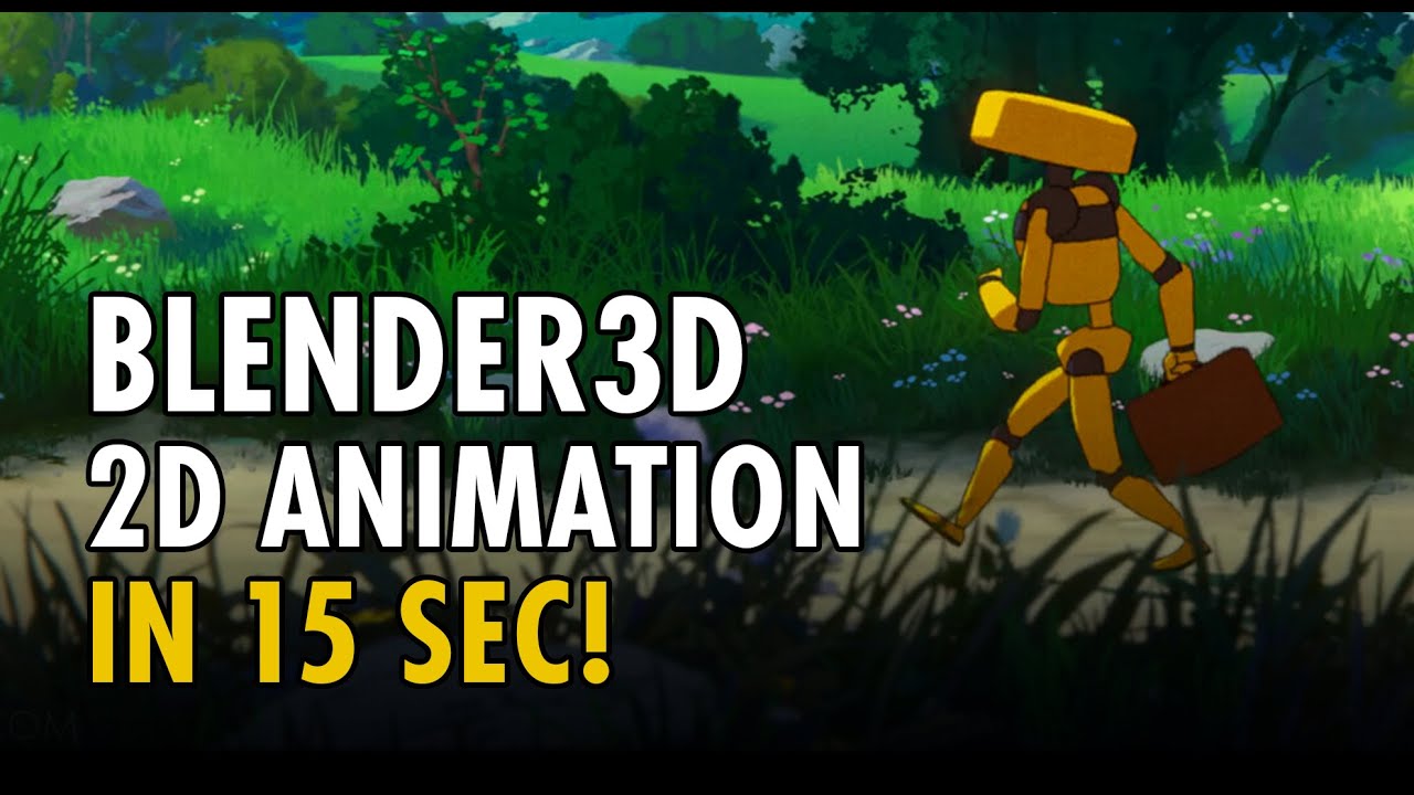 Quick 2D Animation Tutorial in Blender 3D 🎨