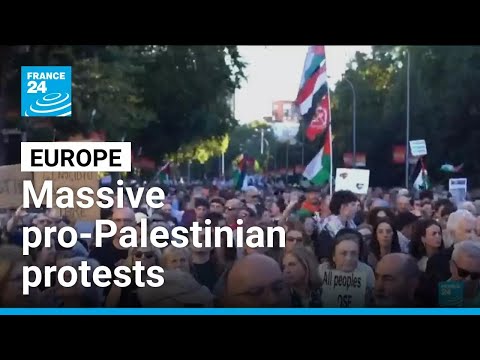 Massive marches across Europe protest Israel's military campaign in Gaza • FRANCE 24 English
