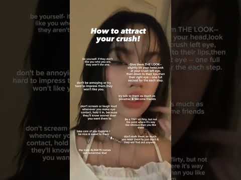 how to attract your crush! #lolabekka #aesthetic #tips #advice #crush #love