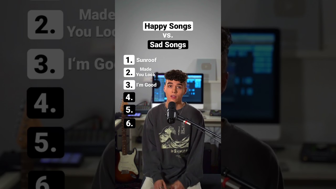 Happy Songs vs. Sad Songs 🎶: The Ultimate Mashup Comparison