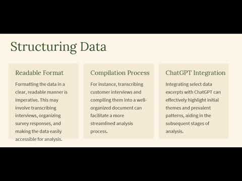 Analyzing Qualitative Data with ChatGPT