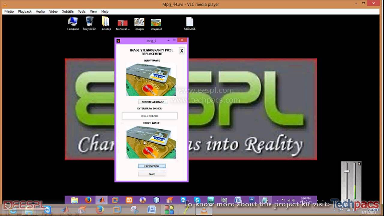 Pixel based image steganography | image message encoding decoding (latest Project 2020)