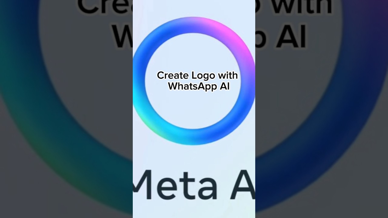 Design a Logo with Meta AI & WhatsApp Tricks 🤖
