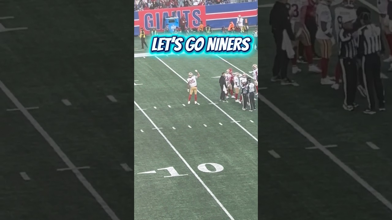 Giants vs 49ers NFL Game on 11/2/25 🏈