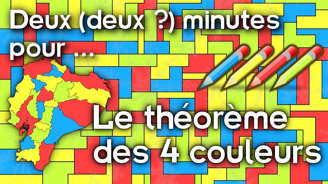 Découvrez le théorème des 4 couleurs en seulement 2 minutes! 🎨