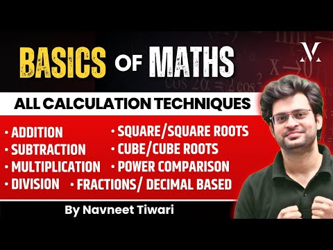 Basics of Maths For All SSC & Bank Exam | All Calculation Techniques | By Navneet Sir