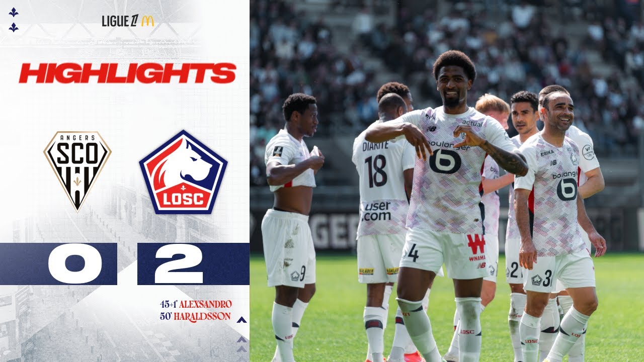 LOSC Secures 3rd Place with a 2-0 Victory at Angers 👏