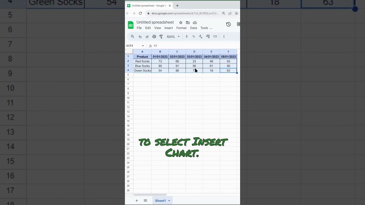 How to  Make a Graph in Google Sheets