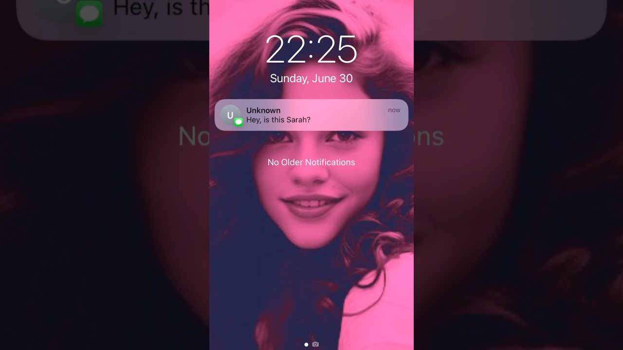 Unsettling Text Messages from an Unknown Number