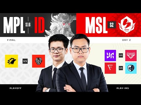 [Official Restream]MSL Playin  [Day2]/MPL ID [S16]Playoffs [Day5] AE vs ONIC (BO7) 🇲🇲 LIVE🔴