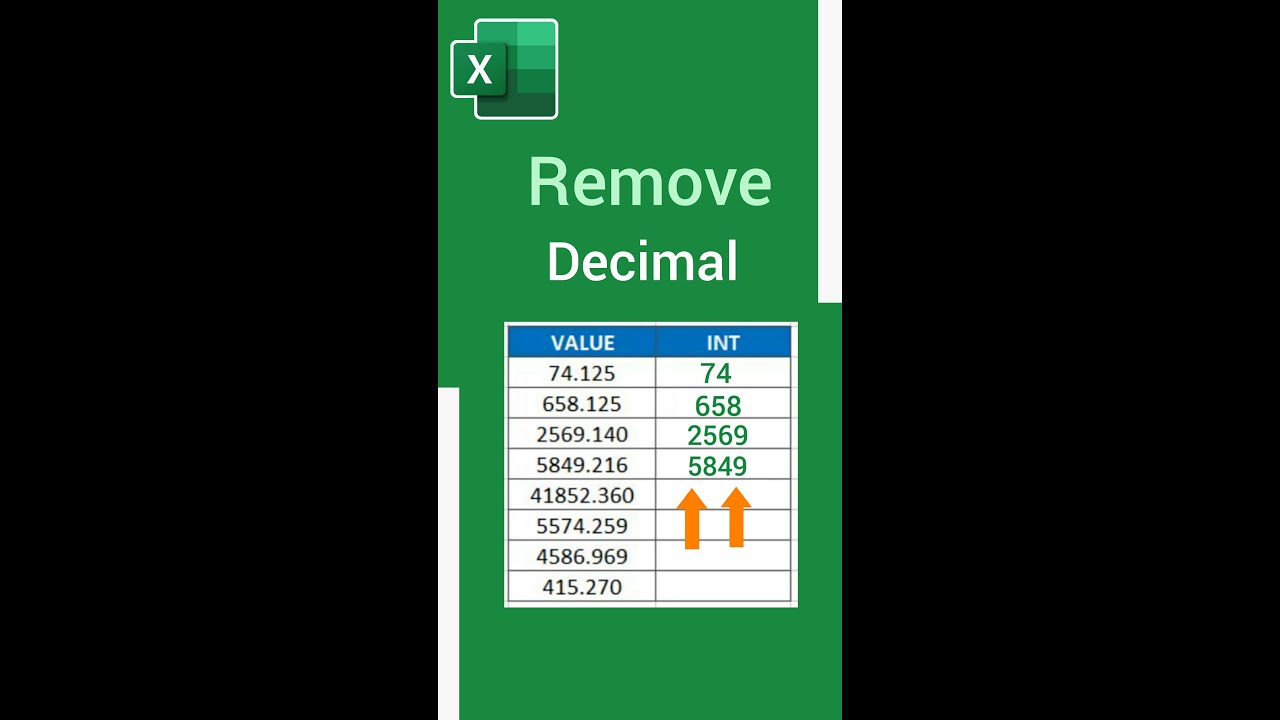Easily Remove Decimals in Excel 📊 | Quick & Simple Trick