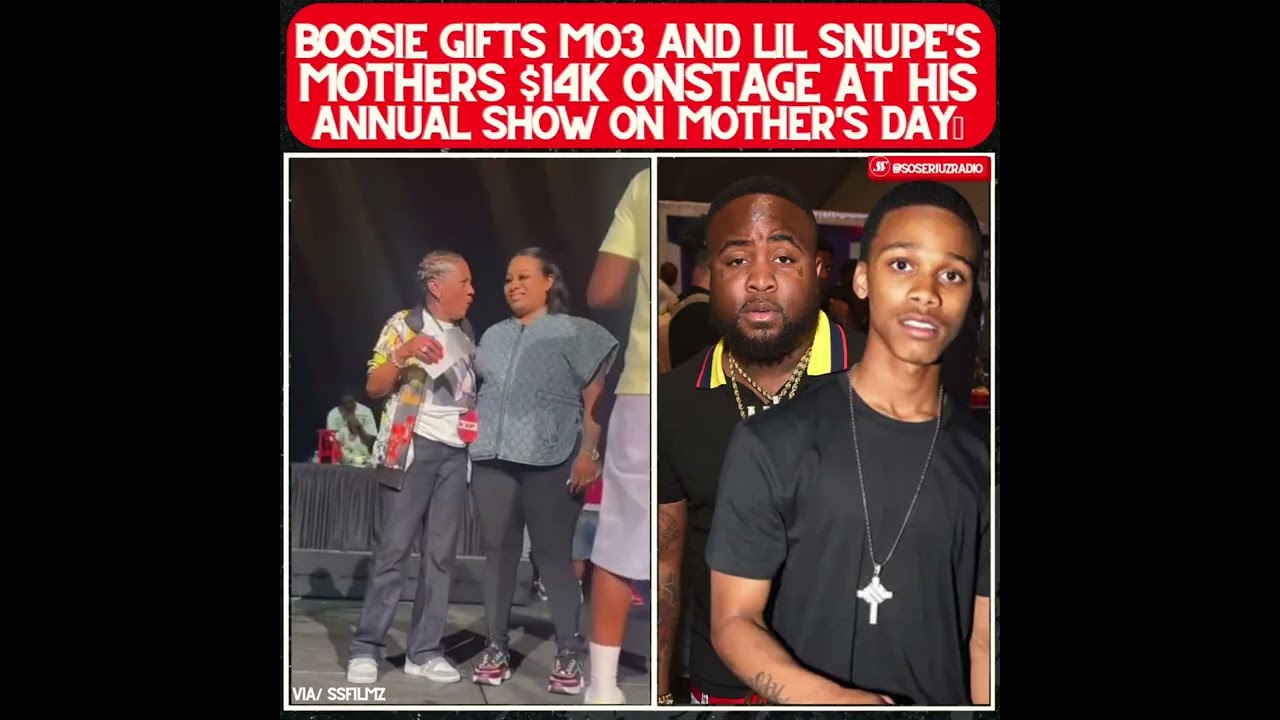 Boosie Honors Mo3 & Lil Snupe's Moms with $14K on Mother's Day