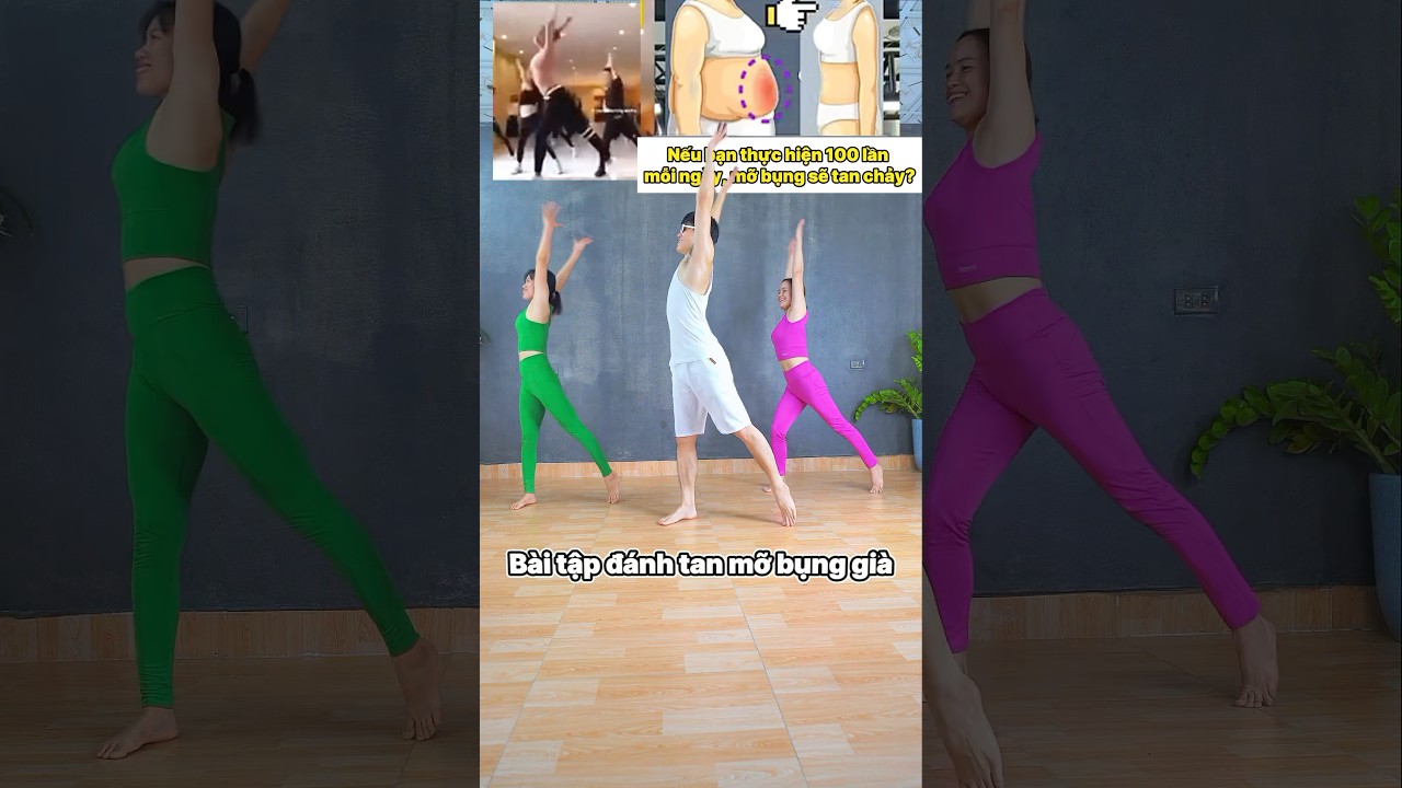 Giảm Mỡ Bụng Nhanh Chóng Tại Nhà với 1 Bài Tập Đơn Giản 🧘‍♀️