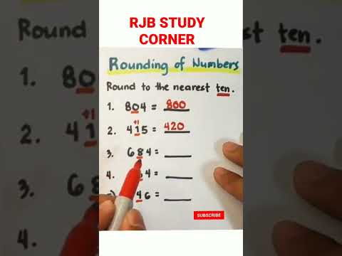 Rounding of Decimals to the nearest Ten // Rounding Numbers // #mathstriks #puzzles