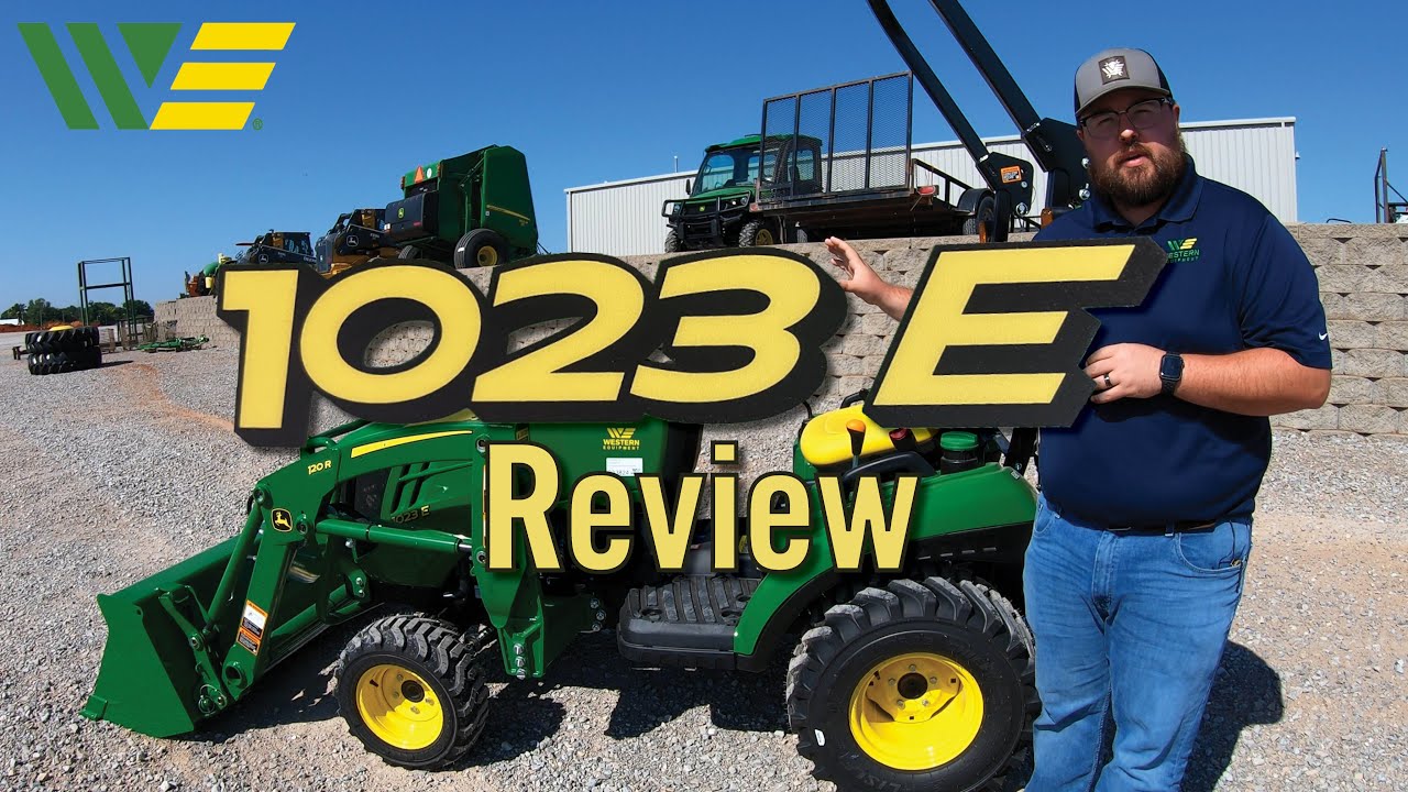 John Deere 1023E Subcompact Tractor Walkaround 🚜