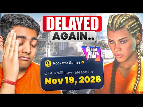 GTA 6 DELAYED AGAIIIINNNNNN!!!!! Aye Uthale Re Baba 😭😭😭😭😭😭