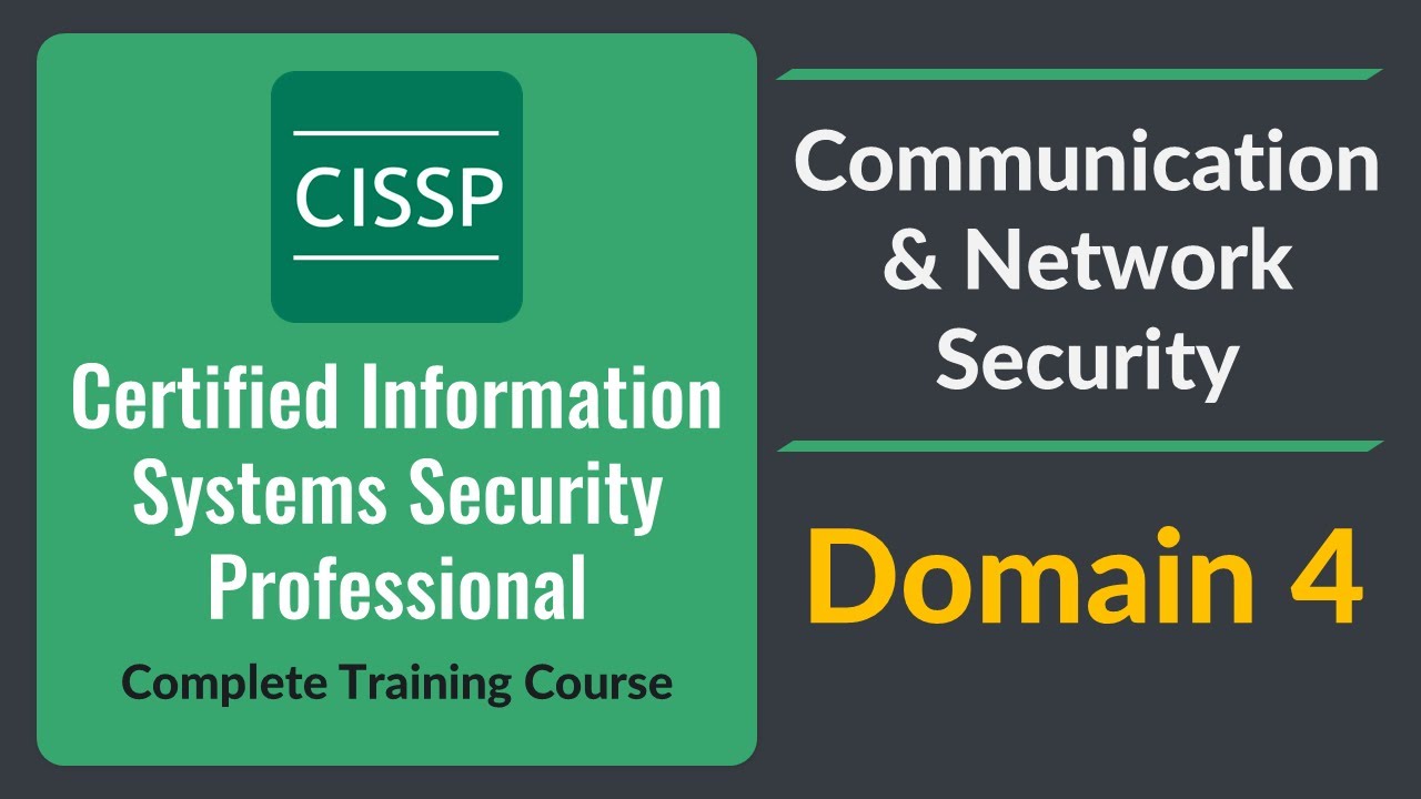CISSP Domain 4: Communication & Network Security 📡