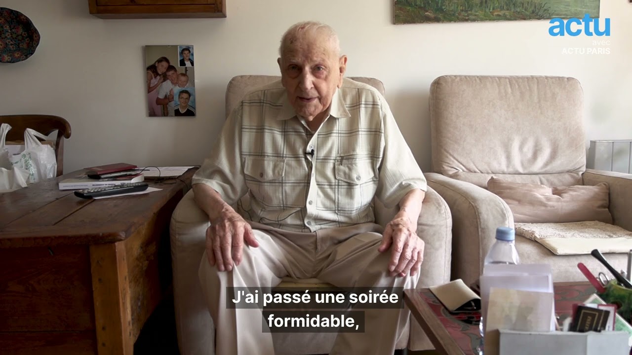Charles Coste, 100 ans, émeut le public lors de la cérémonie d'ouverture des JO 🏅