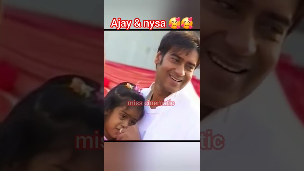 Ajay Devgan & Nysa Devgan Family Moments 😊