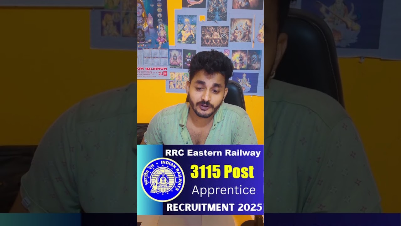 📢 RRC Eastern Railway Apprentice 2025!📅 Apply Start: 14 August 2025📌 Total Posts: 3115