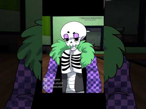 New Dandy's World Halloween toon!! [Ribecca The skeleton 🩻🦴💀] #dandysworld #animation #halloween