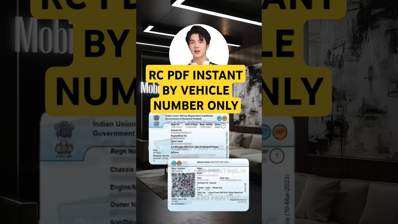 Quick & Easy Guide to Download RC PDF by Registration Number 2024 🚗