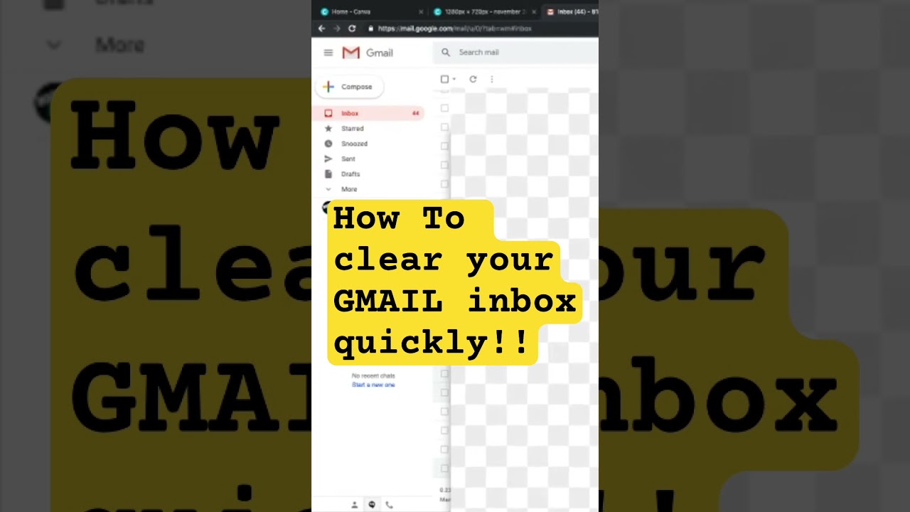 HOW TO clear GMAIL inbox QUICKLY!! #howto #gmail #inbox #email #techtok #tips #computer #tech