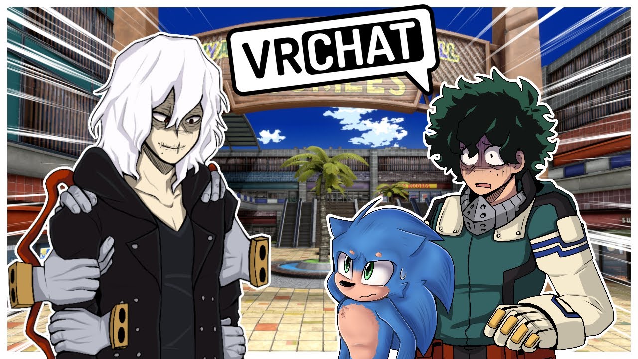 Epic VRCHAT Encounter: Sonic & Deku Meet Shigaraki! 🚀