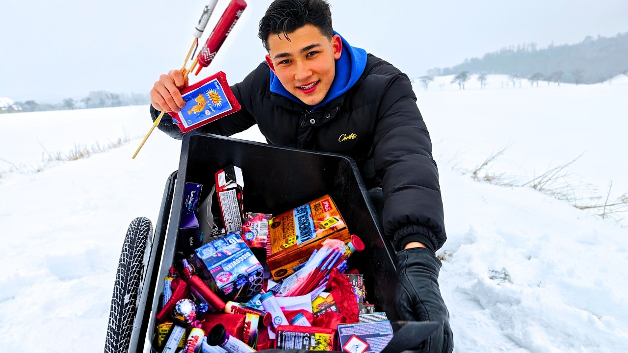 Böllerwagen Tour 2.0 im Schnee❄️🧨