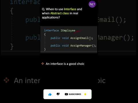 When to use Interface and when Abstract class in real applications