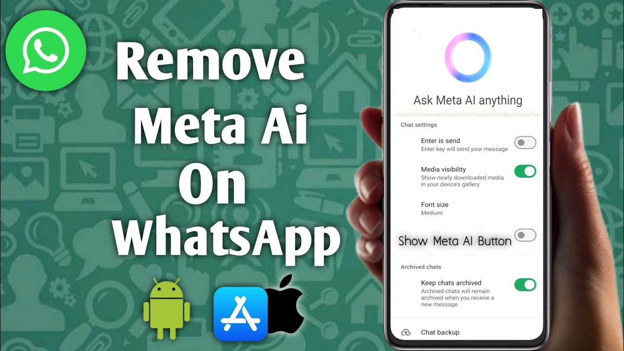Remove Meta AI from WhatsApp Easily 📱