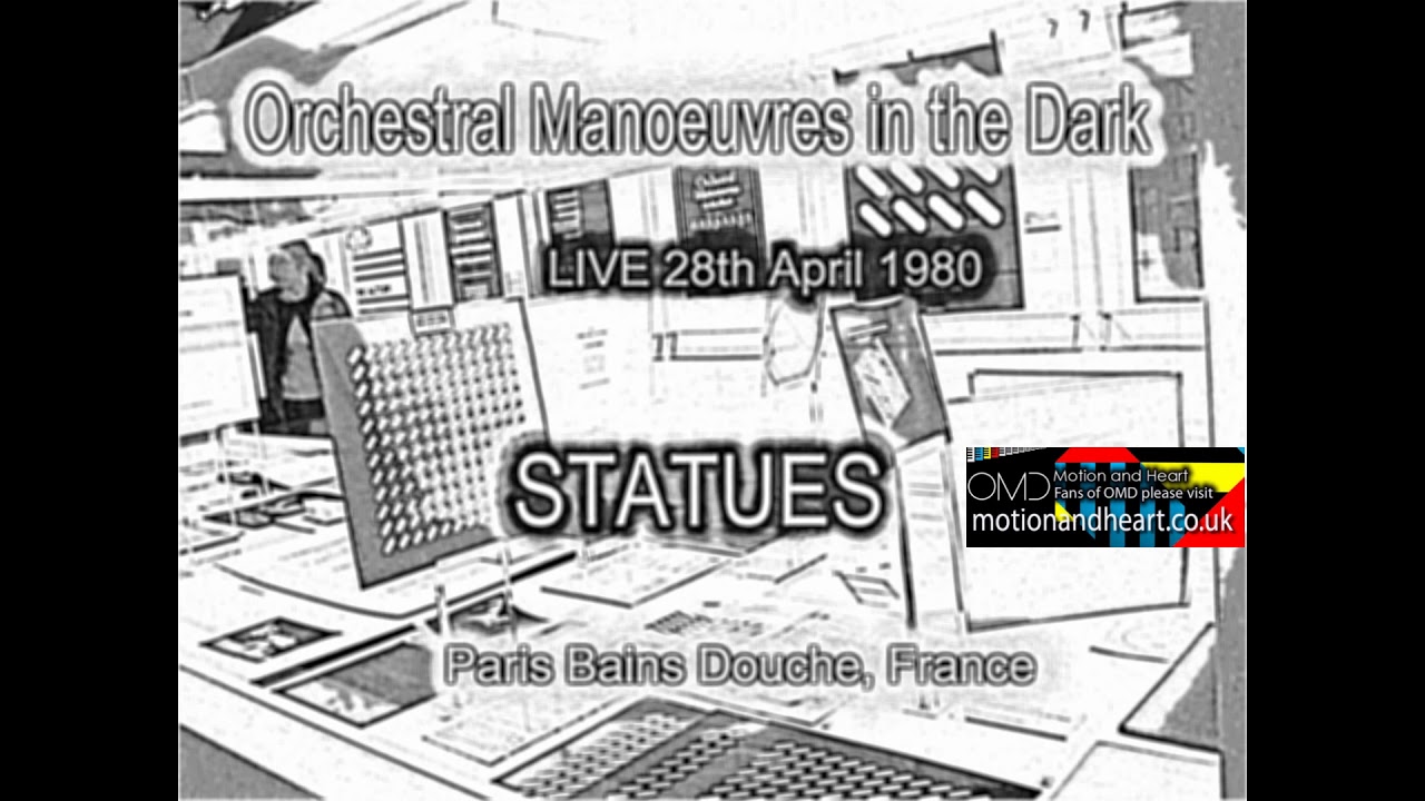 Statues OMD Live 1980