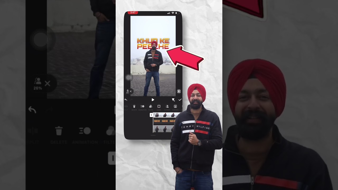 Text Behind Person | Creative Inspiration π¨