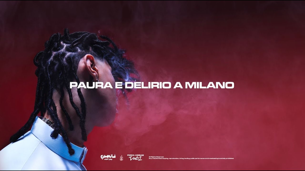 Ghali's 'Paura E Delirio' in Milano 🎶 | Lyric Video with Tony Effe, Dylan & Side Baby