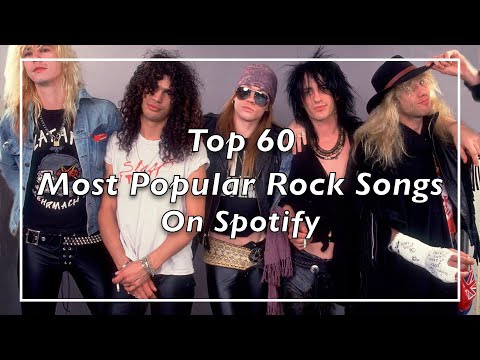 Top 60 Most Popular Rock Songs on Spotify