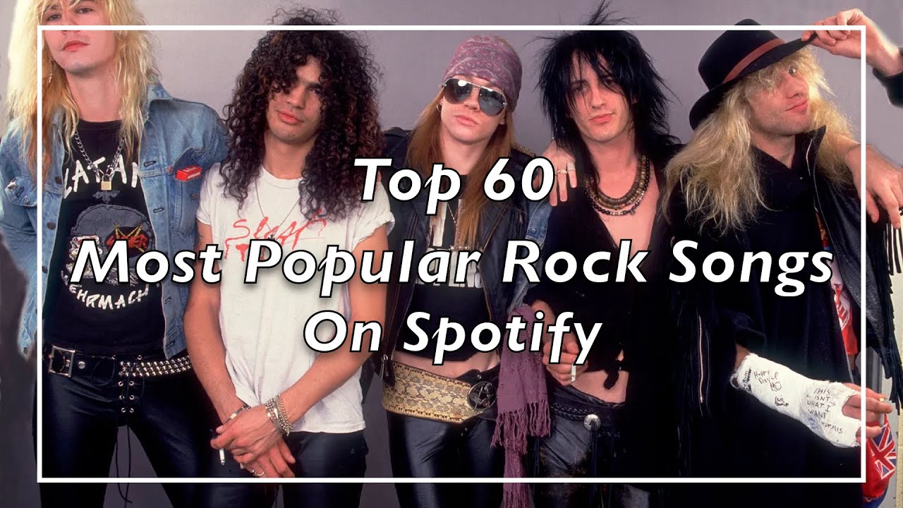 Top 60 🔥 The Top 60 Most Streamed Rock Songs on Spotify (Excluding AC/DC)