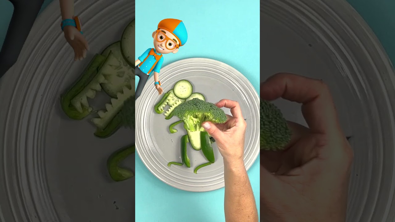 Can You Imagine Eating a Whole Dinosaur Made of Veggies? 🦖🥦
