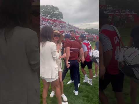 "Rory McIlroy's Emotional Hug and Kiss with his Wife | Ryder Cup Day 2" #golf #rydercup #mcilroy